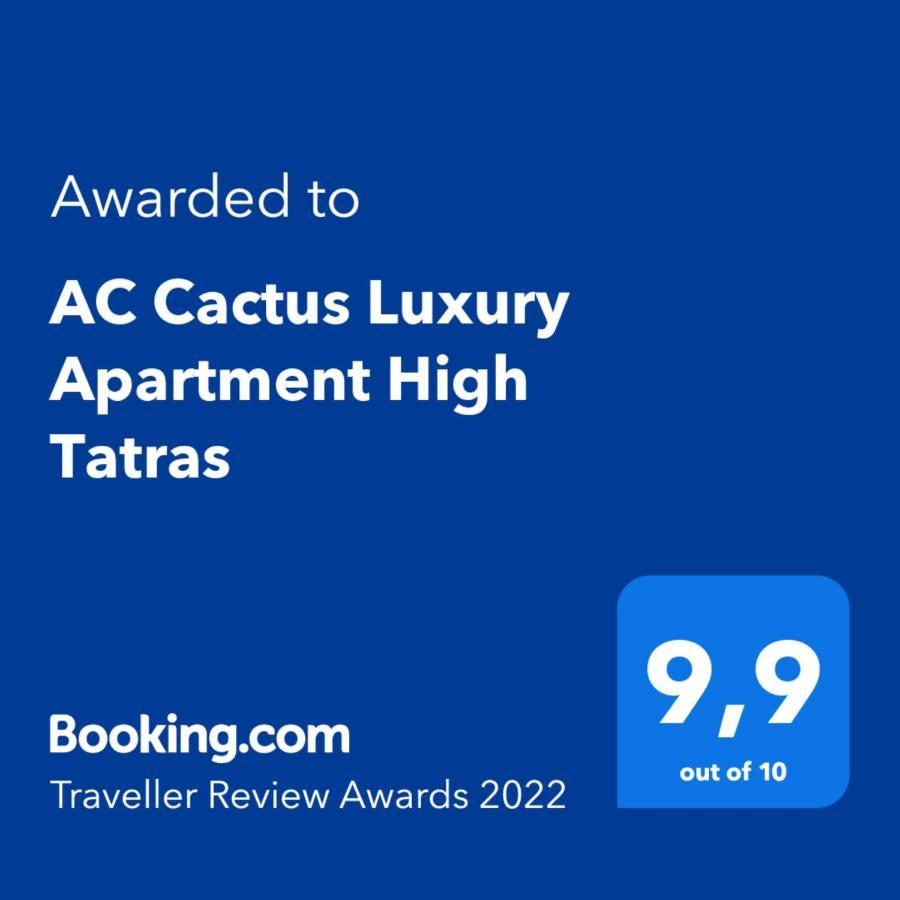 Tatrystay Cactus Luxury Apartments High Tatras Kakaslomnic Kültér fotó